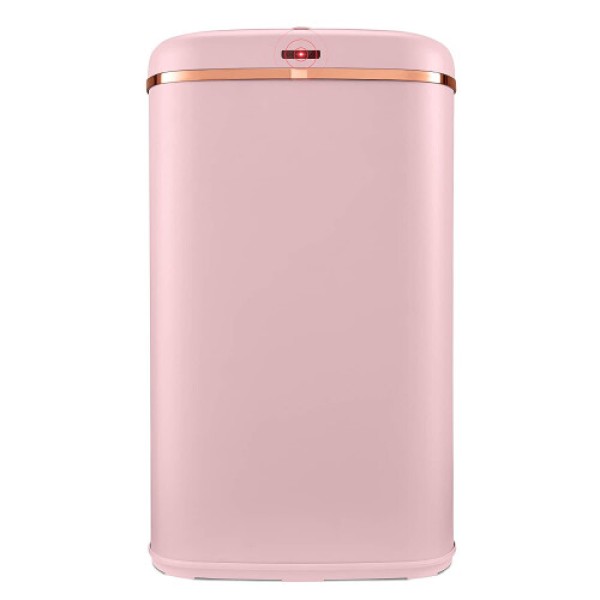 Tower Cavaletto 58L Square Sensor Trash Can, Pink and Stylish Rose Gold
